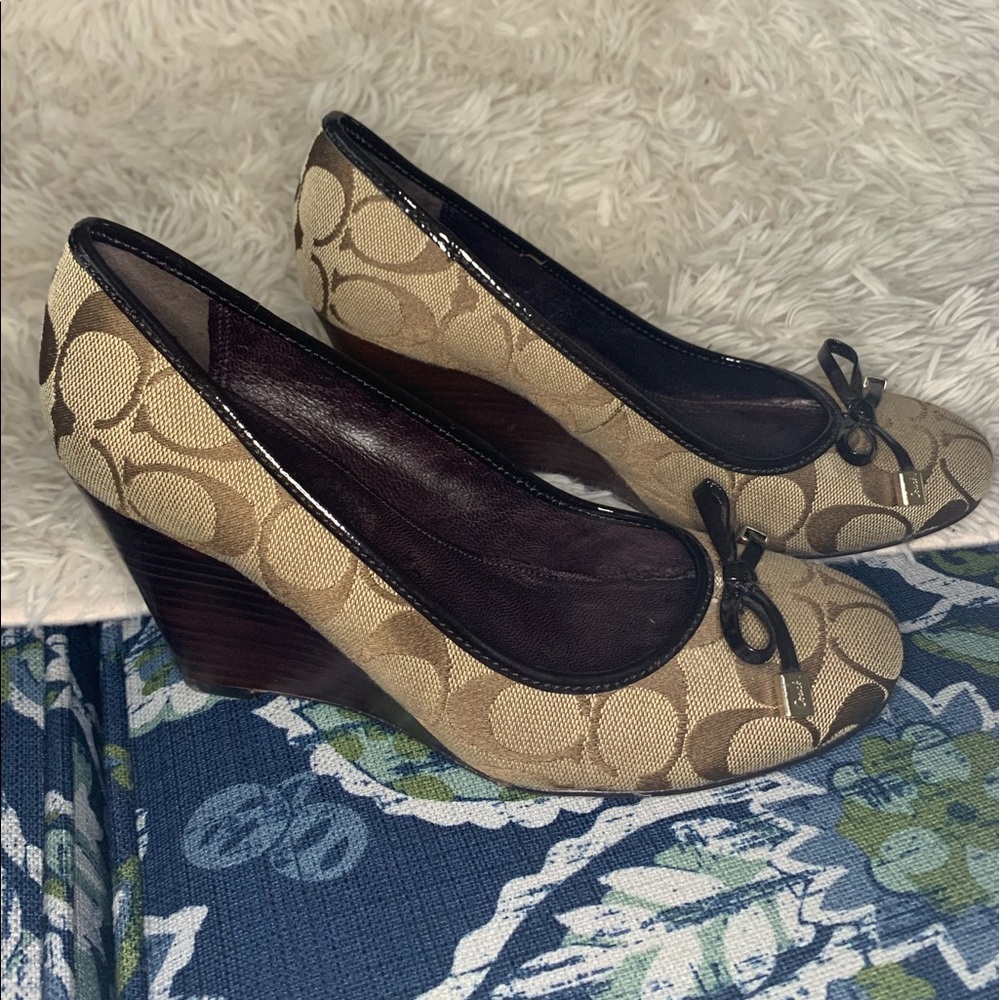 Coach wedges size 6.5